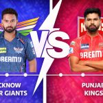 Lucknow Super Giants vs Punjab Kings timeline