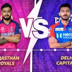 Rajasthan Royals VS Delhi Capitals timeline