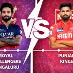 Royal Challengers Bengaluru vs Punjab Kings timeline