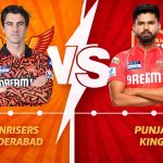 Sunrisers Hyderabad VS Punjab Kings timeline